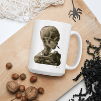 Thumbnail for Van Gogh Skull of a Skeleton with Burning Cigarette 1886 Mug - Fantasiaa 