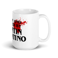 Thumbnail for Written and Directed by Quentin Tarantino (Bloodstained) Mug - Fantasiaa 