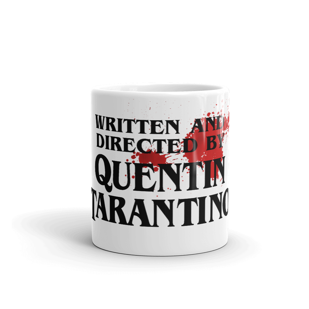 Written and Directed by Quentin Tarantino (Bloodstained) Mug - Fantasiaa 