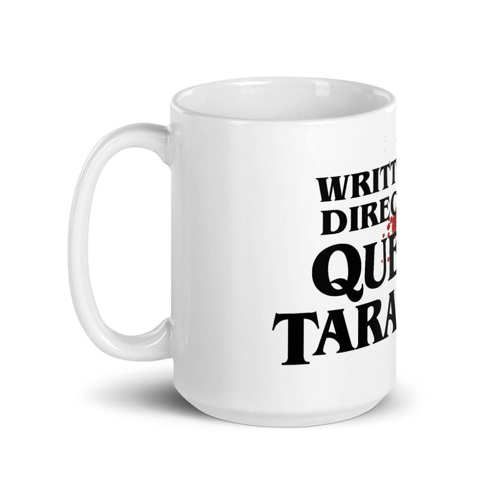 Written and Directed by Quentin Tarantino (Bloodstained) Mug - Fantasiaa 