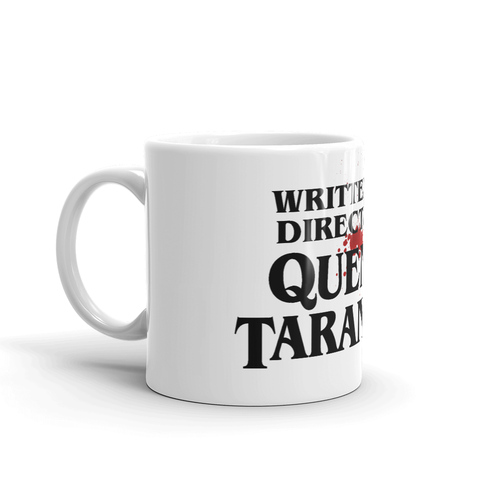 Written and Directed by Quentin Tarantino (Bloodstained) Mug - Fantasiaa 