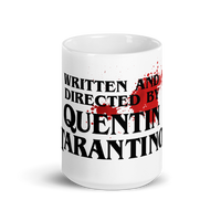 Thumbnail for Written and Directed by Quentin Tarantino (Bloodstained) Mug - Fantasiaa 