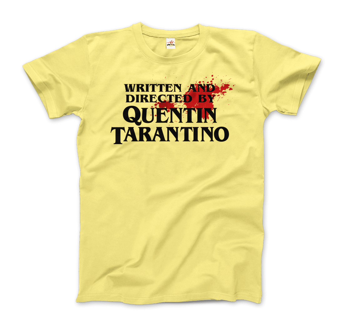 Written and Directed by Quentin Tarantino (Bloodstained) T-Shirt - Fantasiaa 